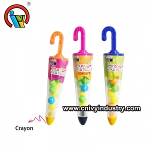 parduodami nauji skėčio formos spalvoti kreidelės žaisliniai saldainiai