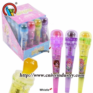 Žaislinių saldainių mikrofono apšvietimo žaislų saldainių didmeninė prekyba