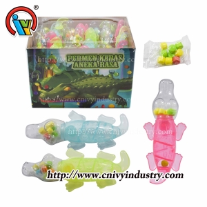 Žaislinių saldainių mašina krokodilo formos žaisliniai saldainiai