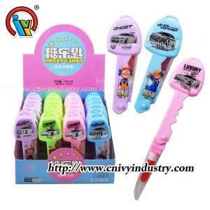 Žaislinis saldainis automobilio raktų žaislas su saldainiais su saldainiais